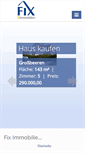 Mobile Screenshot of fix-immobilien.de